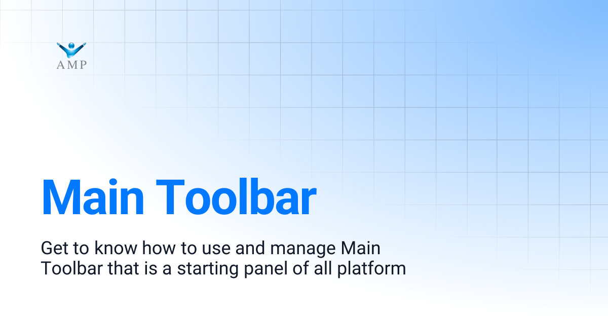 Main Toolbar | Help Guide | AMP Futures
